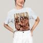 Camiseta Algodão Unissex T shirt- ator Arnold Schwarzenegger Dourado academia musculo