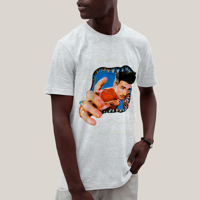 Camiseta Algodão Unissex T shirt Jão Tubarão Álbum Pirata