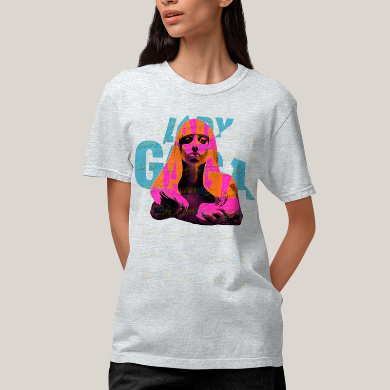Camiseta Algodão Unissex Tshirt Lady Gaga 3