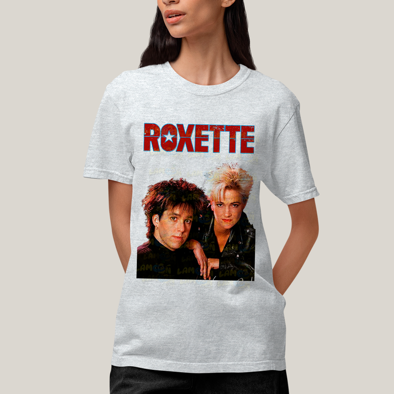 Camiseta Algodão Unissex T shirt Roxette Banda