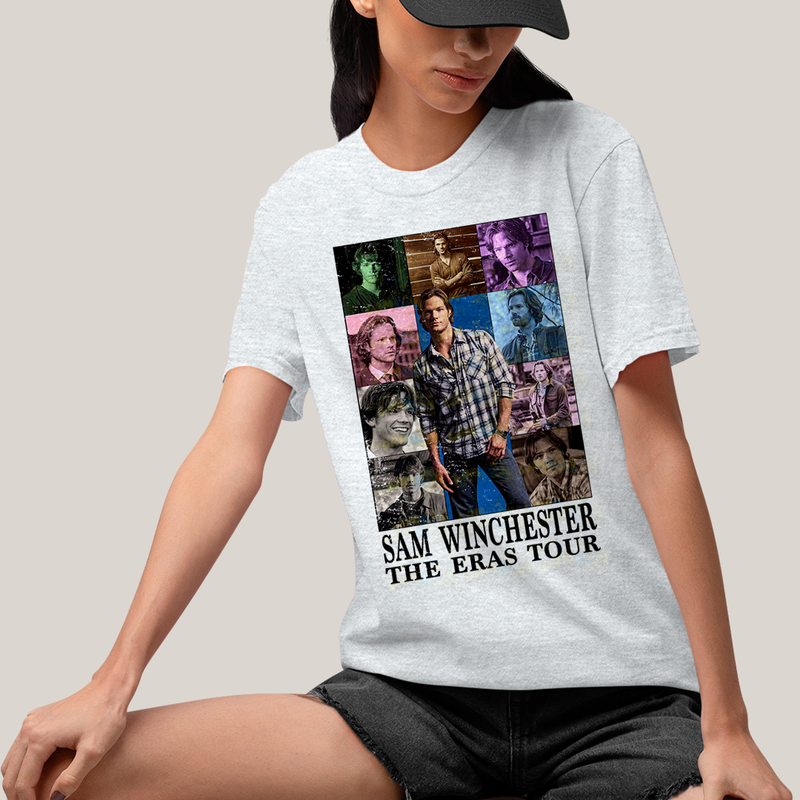 Camiseta Algodão Unissex T shirt - Sam Winchester The Eras Tour