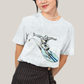 Camiseta Algodão Unissex T shirt - Surfista Prateado marvel quarteto fantastico