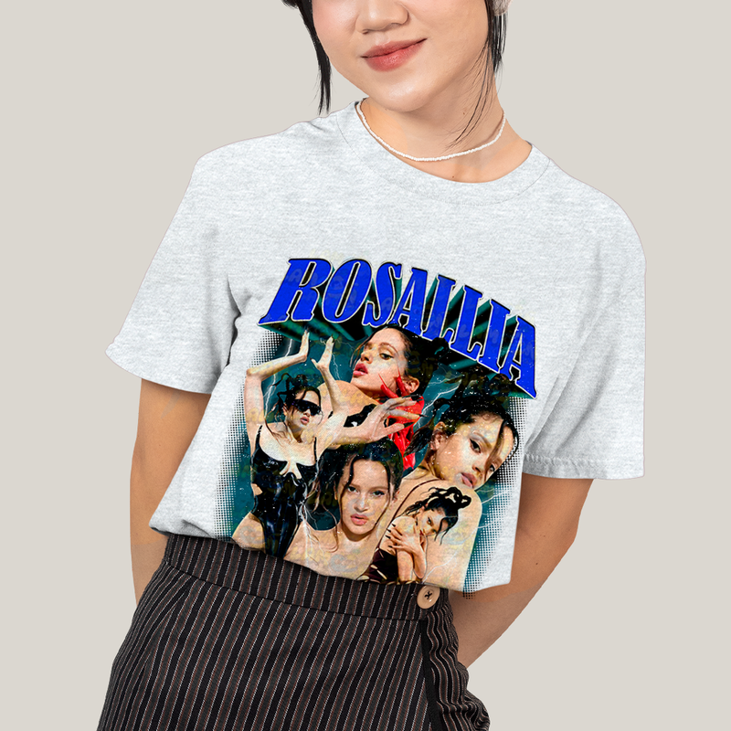 Camiseta Algodão Unissex T shirt - Rosallia Rosalia Cantora