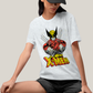 Camiseta Algodão Unissex T shirt - X Men Wolverine Traje Marrom