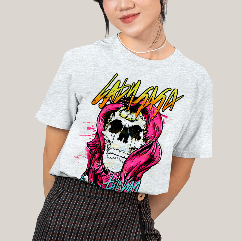 Camiseta Algodão Unissex T shirt Lady Gaga Born