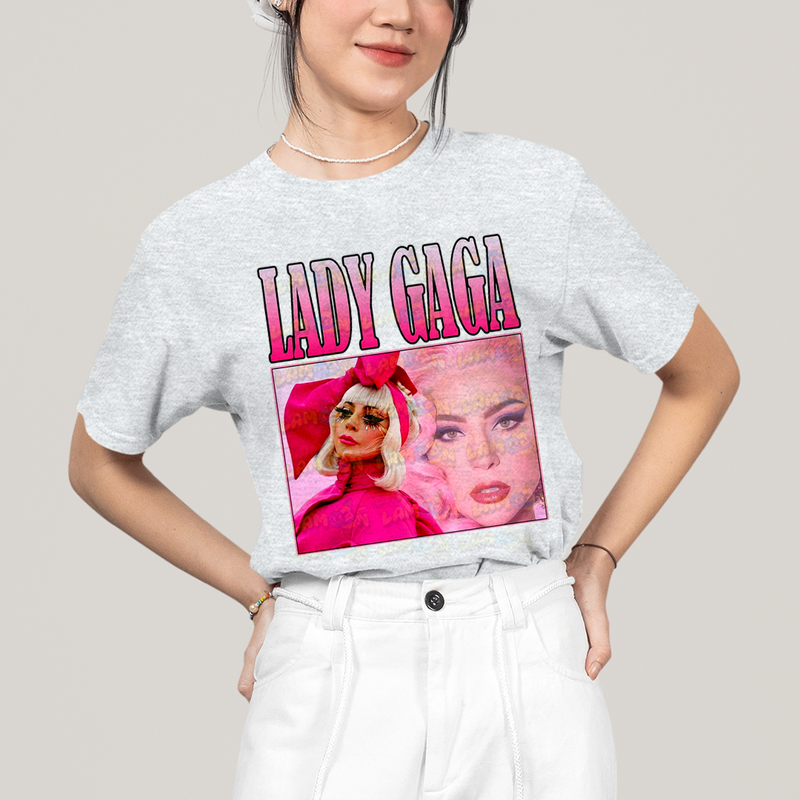 Camiseta Algodão Unissex Tshirt Vintage 80´s Lady Gaga