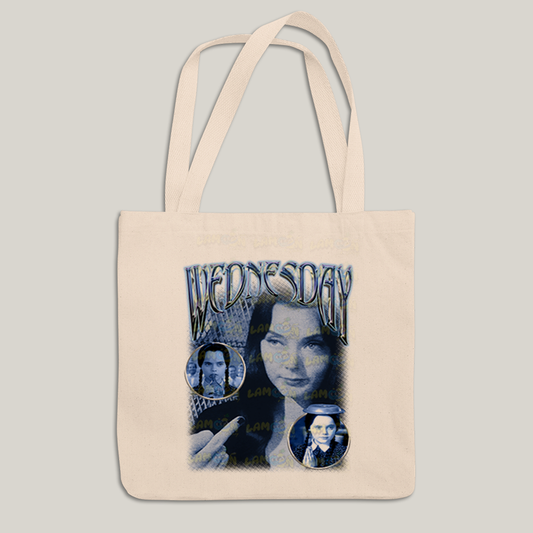 Sacola Ecobag Bolsa 38X40 Algodão- Wandinha Retrô