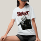 Camiseta Algodão Unissex T shirt Slipknot Black and White