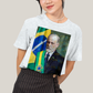 Camiseta Algodão Unissex T shirt -  Sigmund Freud psicologo presidente do brasil