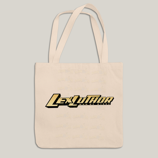 Sacola Ecobag Bolsa 38X40 Algodão- Superman Lex Luthor Man Of Steel