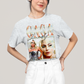Camiseta Algodão Unissex Tshirt Vintage Lady Gaga Dourado