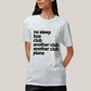Camiseta Algodão Unissex T shirt - Lady Gaga No Sleep Bus another club plane