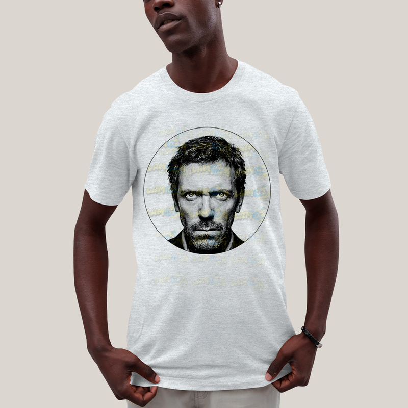 Camiseta Algodão Unissex T shirt -O Doutor House serie de tv