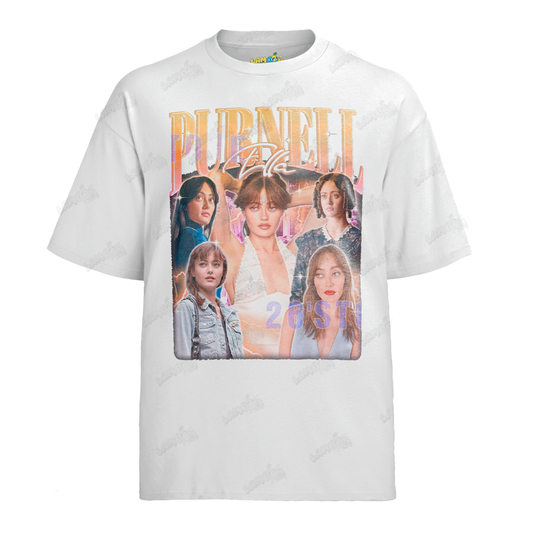 Camiseta Algodão Ella Purnell Atriz 4