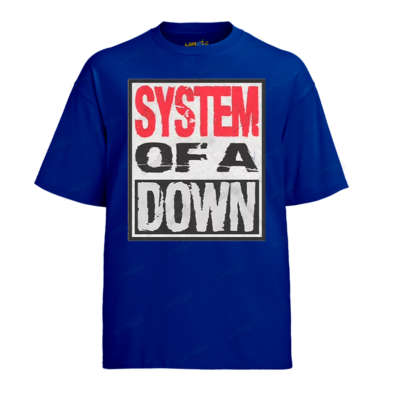 Camiseta Algodão System of Down Quadro