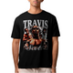 Camiseta Algodão Travis Scott Prateado