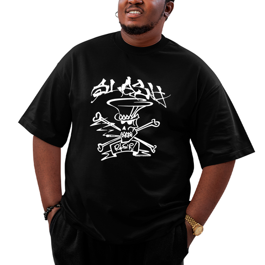 Camiseta Plus Size Roses Banda Slash