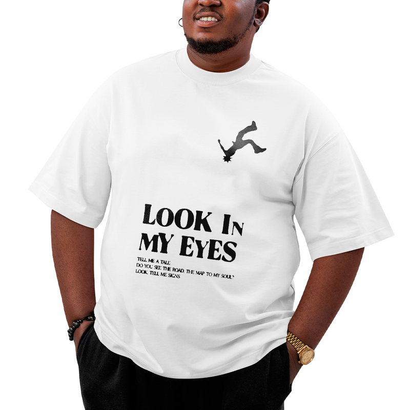 Camiseta Plus Size Algodão Travis Scott Look In My Eyes