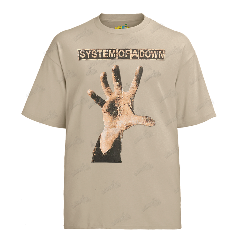 Camiseta Algodão System of Down Hand