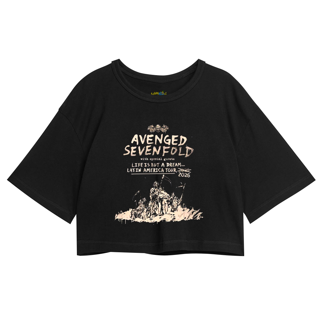 Cropped Avenged Seven Fold Latin America Tour 2026 FC