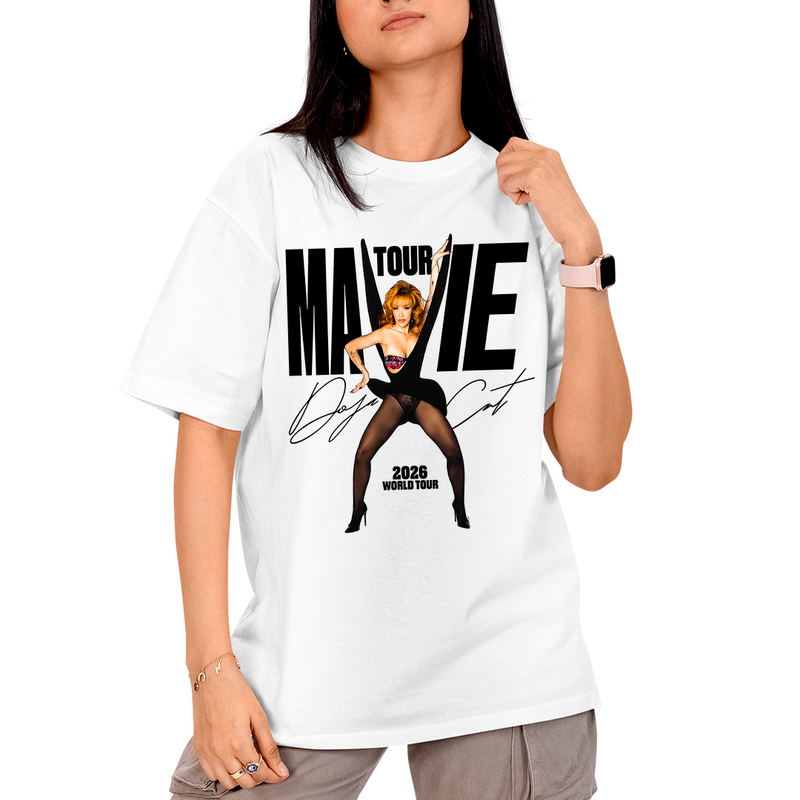 Camiseta Algodão Doja Cat Worl Tour 2026