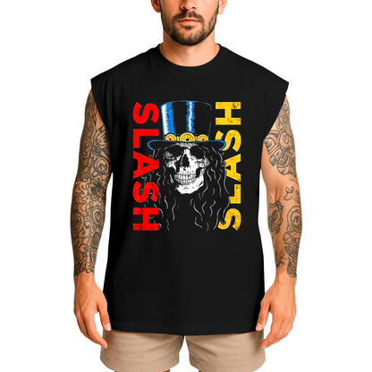 Regata Oversized Roses Banda Slash Caveira