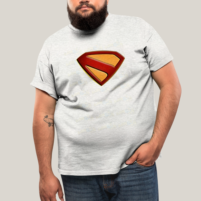 Camiseta Plus Size Algodão Unissex Superman Legacy Logo 2