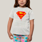 Camiseta Infantil Algodão Unissex T shirt Superman Logo Clássica 3