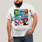 Camiseta Plus Size Algodão Unissex T shirt Lilo & Stitch Alienigenas