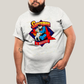 Camiseta Plus Size Algodão Unissex T shirt Superman & Krypto Supercão Abraço