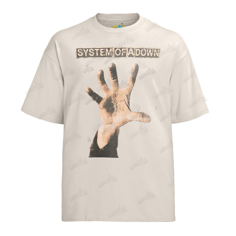Camiseta Algodão System of Down Hand