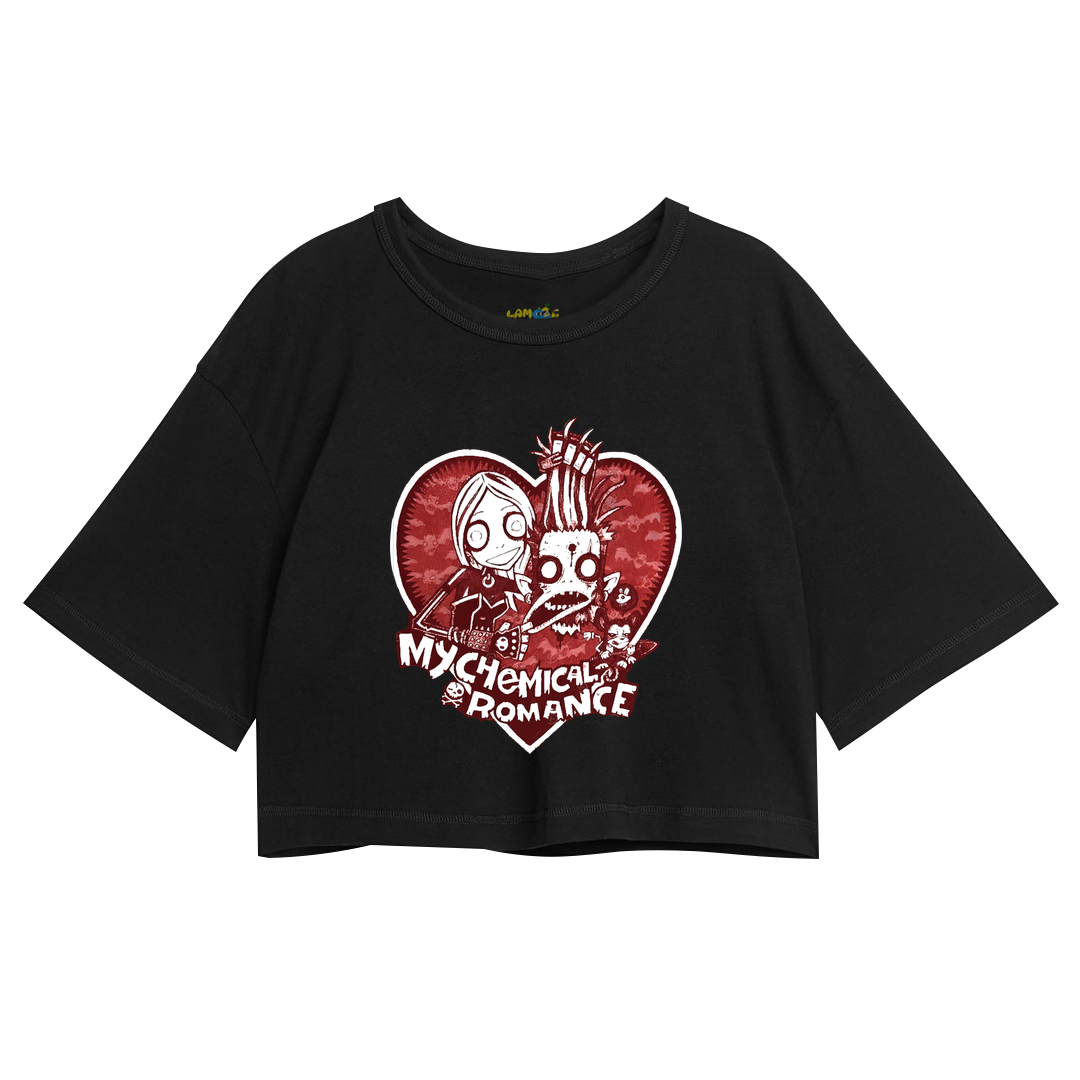 Cropped Oversized My Chemical Romance Love