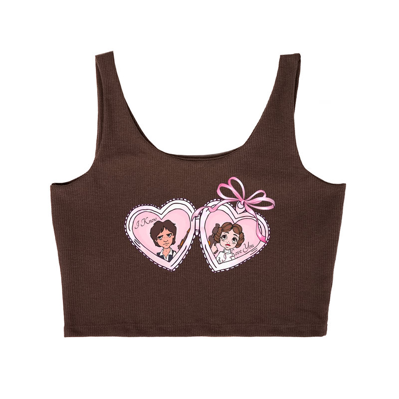 Cropped Cavado Casal Star Princesa Leia e Han Solo