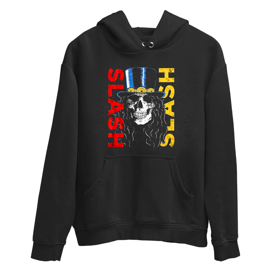 Moletom Canguru Roses Banda Slash Caveira