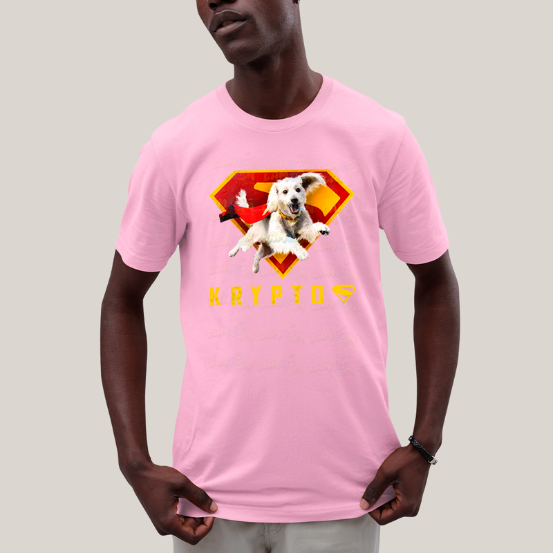 Camiseta Algodão Unissex T shirt Superman & Krypto o Supercão