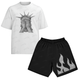 Kit Camiseta e Bermuda Moletom Estatua da Liberdade