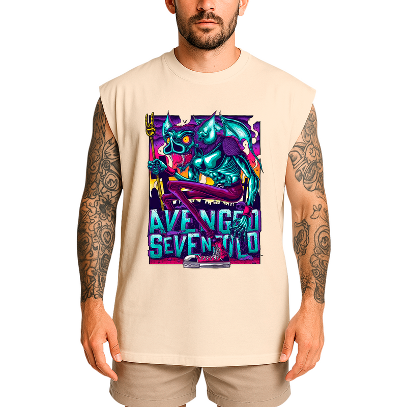 Regata Oversized Avenged Seven Fold Morcego