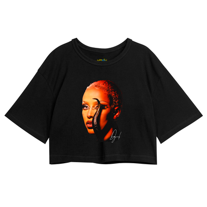 Cropped Oversized Doja Cat Rosto Star