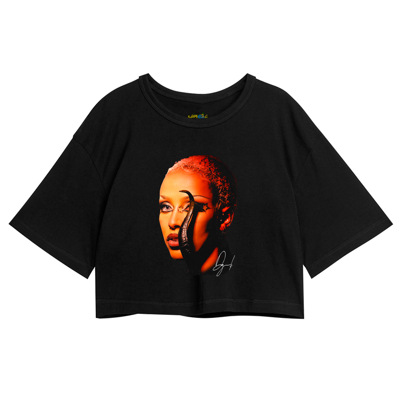 Cropped Oversized Doja Cat Rosto Star