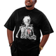 Camiseta Plus Size Algodão Travis Scott Esqueleto
