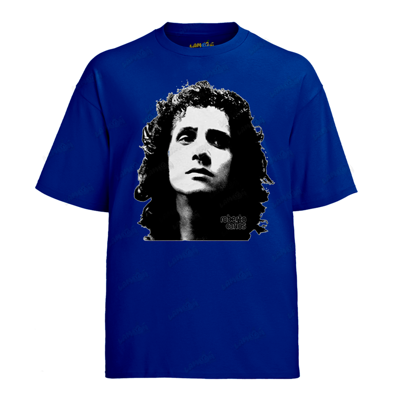 Camiseta Algodão Roberto Carlos Rosto PB