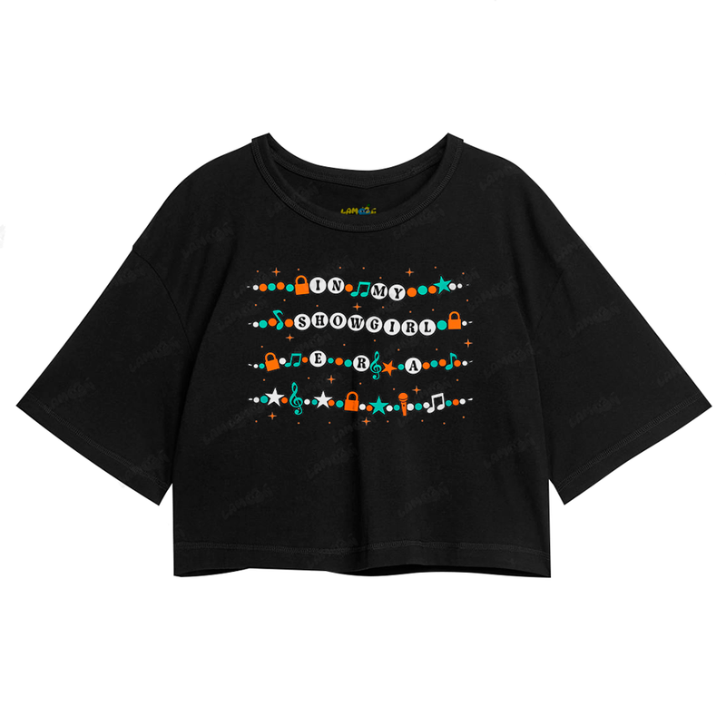 Cropped Oversized Algodão Taylor Swift In My Showgirl