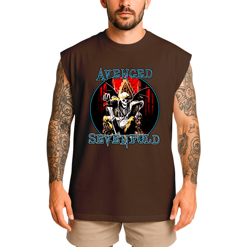 Regata Oversized Avenged Seven Fold Caveira King