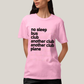 Camiseta Algodão Unissex T shirt - Lady Gaga No Sleep Bus another club plane