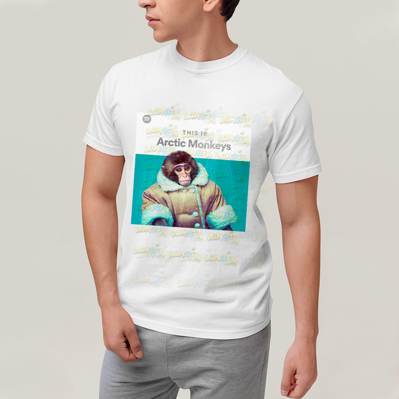 Camiseta Algodão Unissex T shirt Artic Monkeys Meme