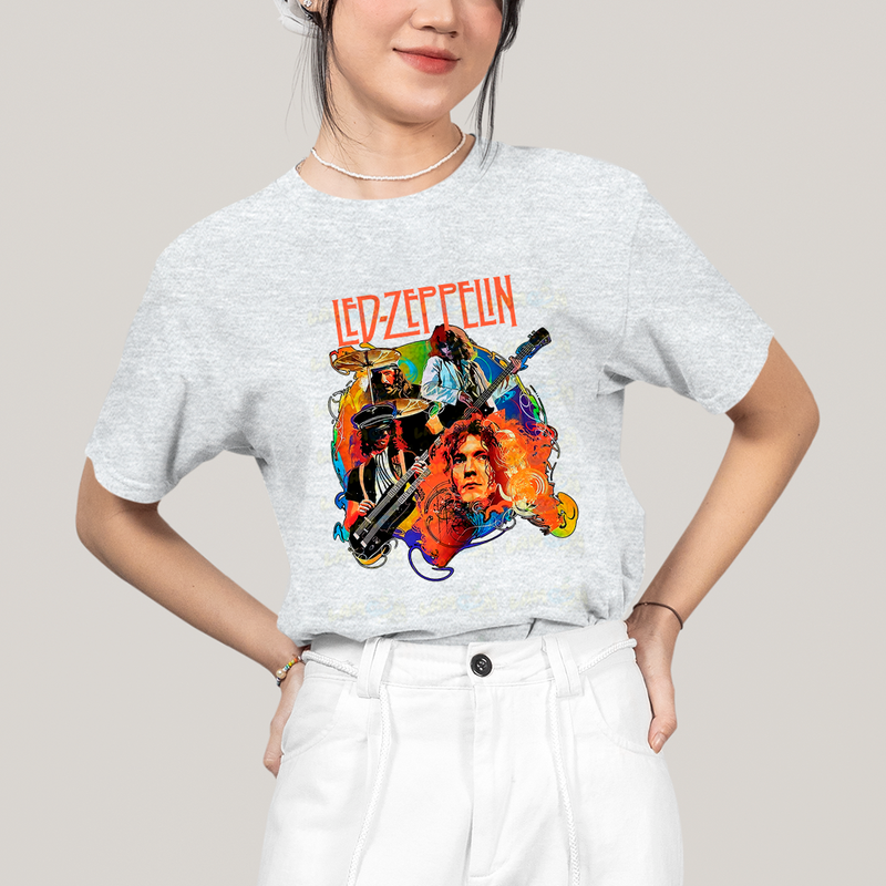 Camiseta Algodão Unissex T shirt Graphic Ledd Zeppelin