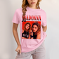 Camiseta Algodão Unissex T shirt Vintage Madonna Vermelho cantora pop