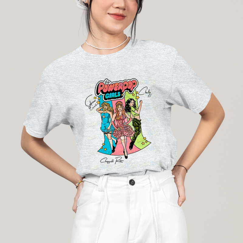 Camiseta Algodão Unissex T shirt The Powerpop Girls