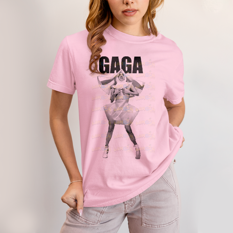 Camiseta Algodão Unissex Tshirt Lady Gaga Judas