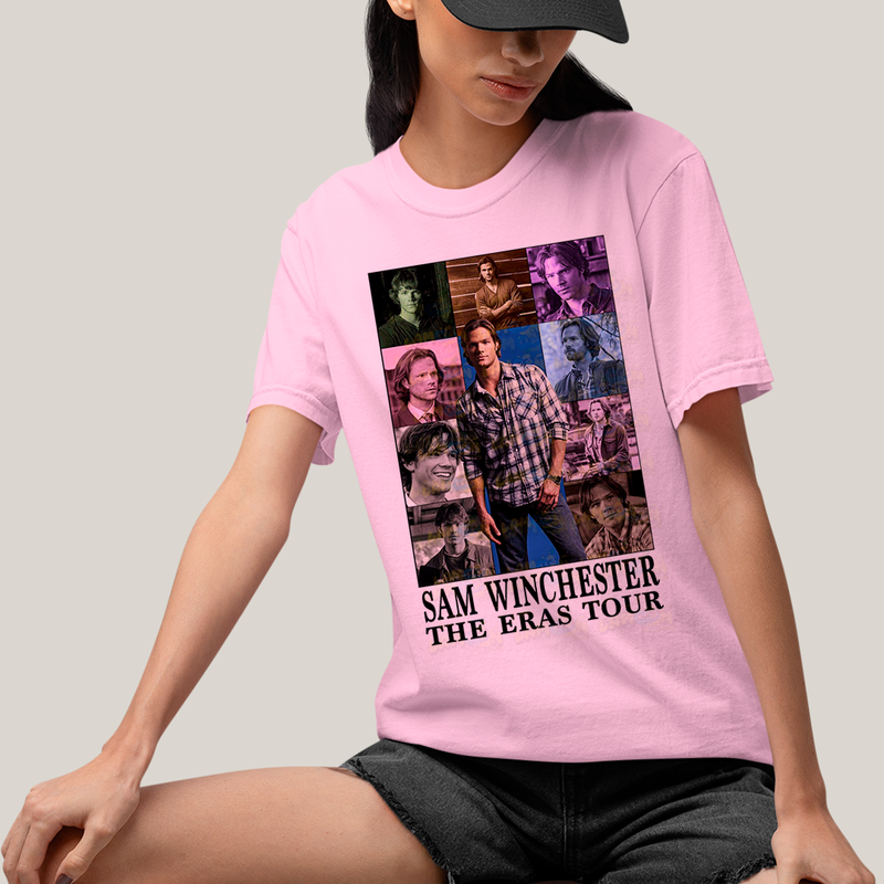 Camiseta Algodão Unissex T shirt - Sam Winchester The Eras Tour